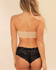 Lace Back Bandeau - Boob-eez