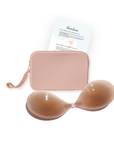 Match Maker - Seamless Sticky Bra + Carrying Case in Light Pink