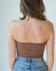 The Hunter - Double Layer Bandeau - Dark Nude