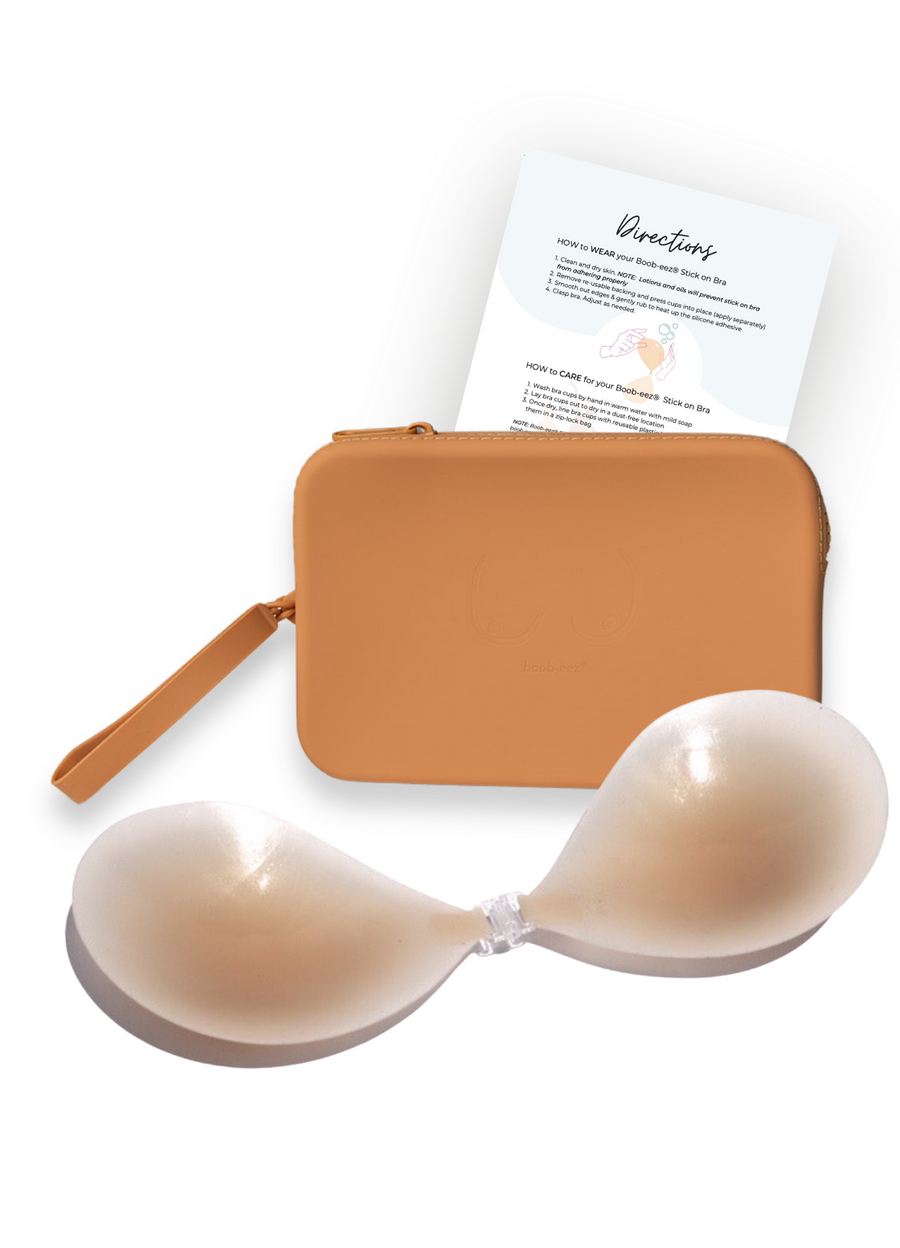 Stocking Stuffer under 50 Stick on bra travel case by boob eez