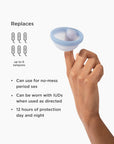 Reusable Menstrual Disc by Saalt