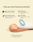 Reusable Menstrual Disc by Saalt