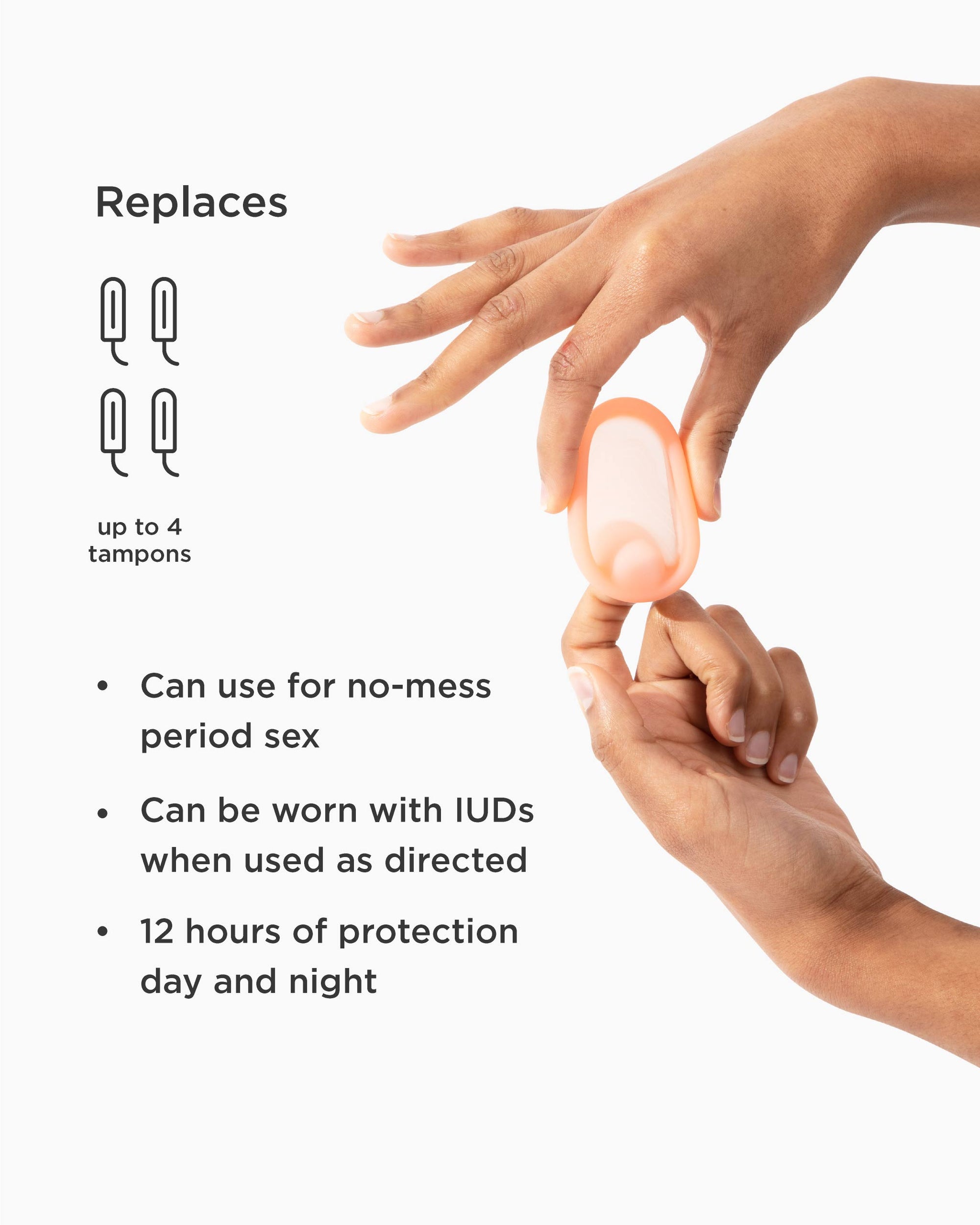 Reusable Menstrual Disc by Saalt
