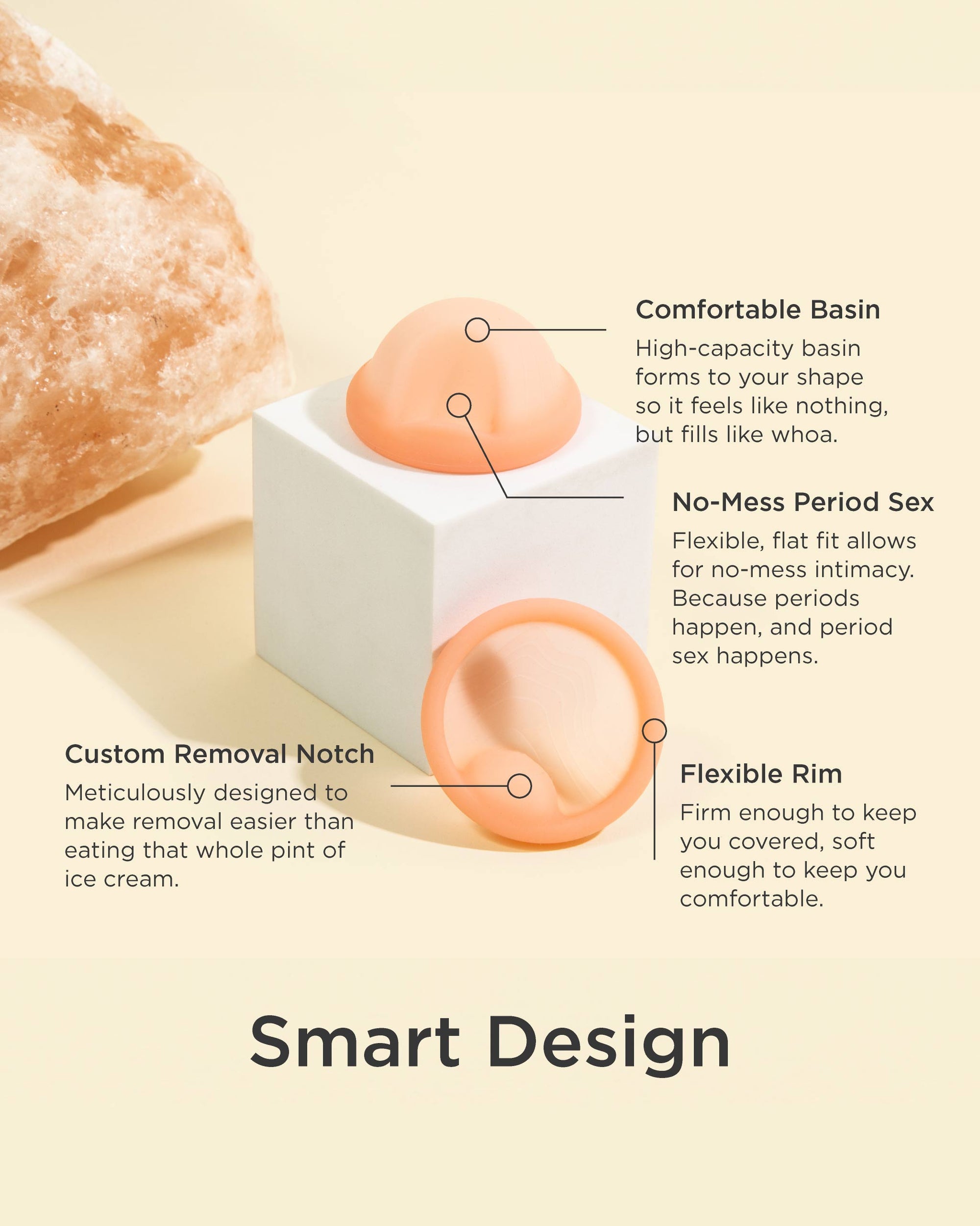 Reusable Menstrual Disc by Saalt