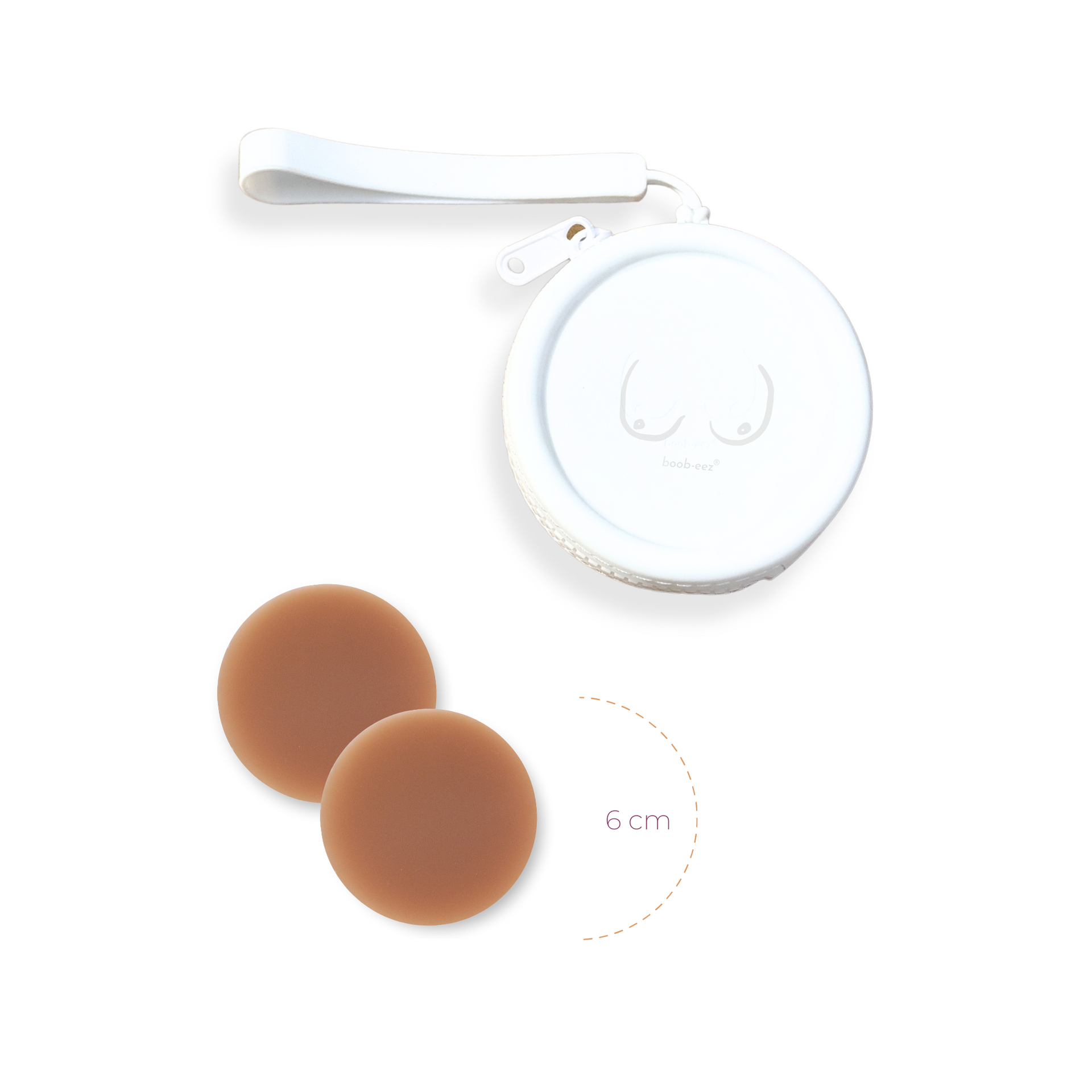 Limited Edition Deluxe Duo in White - Dark Nude